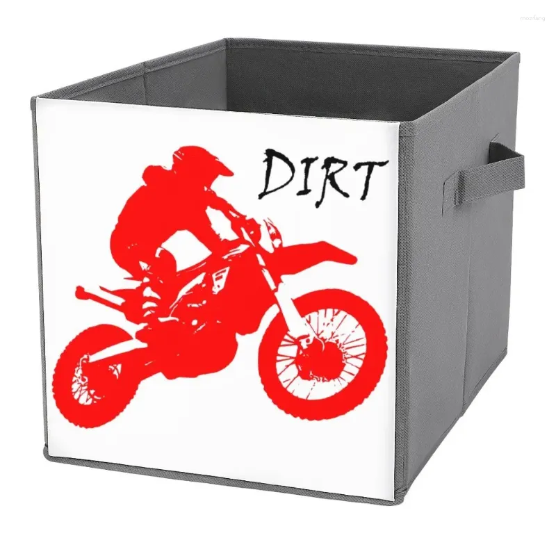 Storage Bags Bins Dirt Bike Classic For Sale Folding Box Dust Proof Can Be Folded Outdoor Graphic Cool Staying Books