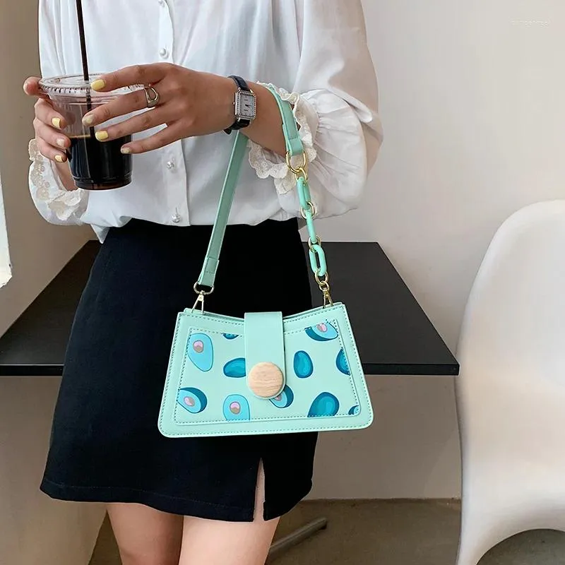 Stumi a tracolla Summer Fashion Women Bag Creativity Stamping Female Crossbody Trending All-Match PU Ladies Small Square