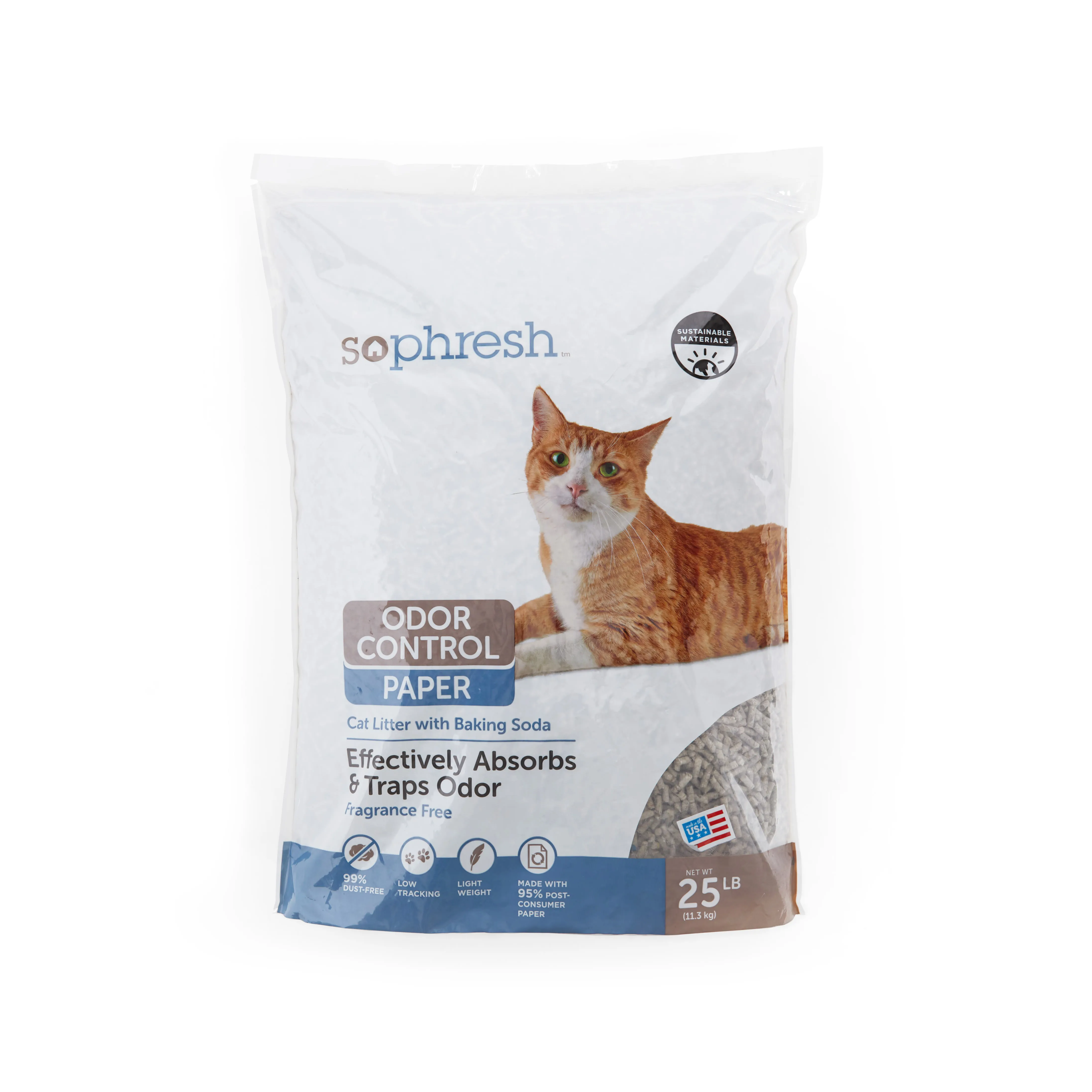 Odor Control So Phresh Jumbo Litter Box Odor Control Paper Kitty