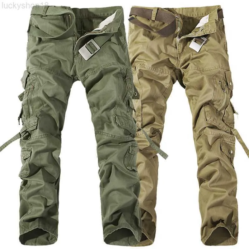 2017 Worker Pants Christmas New Mens Casual Army Cargo Camo Combat Work Pants Trousers 6 Colors Size 28-38