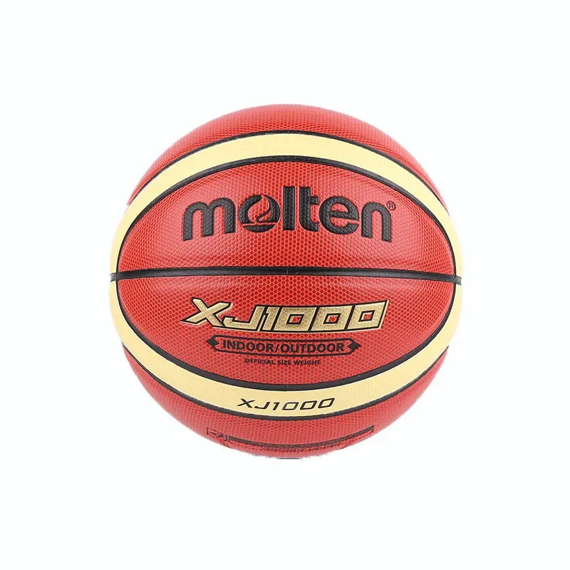 Balle de basket en fusion xj1000 Taille officielle 765 PU Cuir pour le match intérieur extérieur Training Men Femmes adolescents Baloncesto 240407