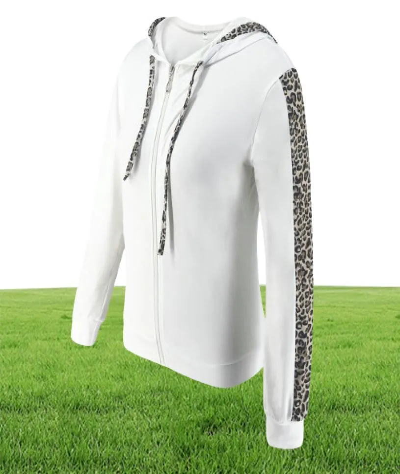 Tracksuits women039s Hoodies Long Sleeve Leopard print Casual Tops Pants Sports Suits wives jogging suit ladies ropa de mujer 2836251