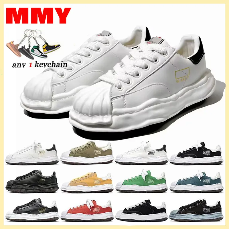MMY Designer Sneakers Maison Mihara Yasuhiro Peterson OG Sole Low Cut Men Women Shoes Casual Black White Yellow Green Olive Canvas Shoes