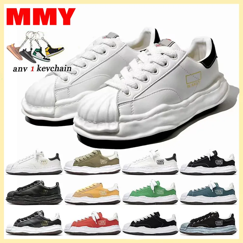 MMY Designer Sneakers Maison Mihara Yasuhiro Peterson OG Sole Low Cut Men Buty Buty swobodne czarne żółte zielone zielone butę płócien