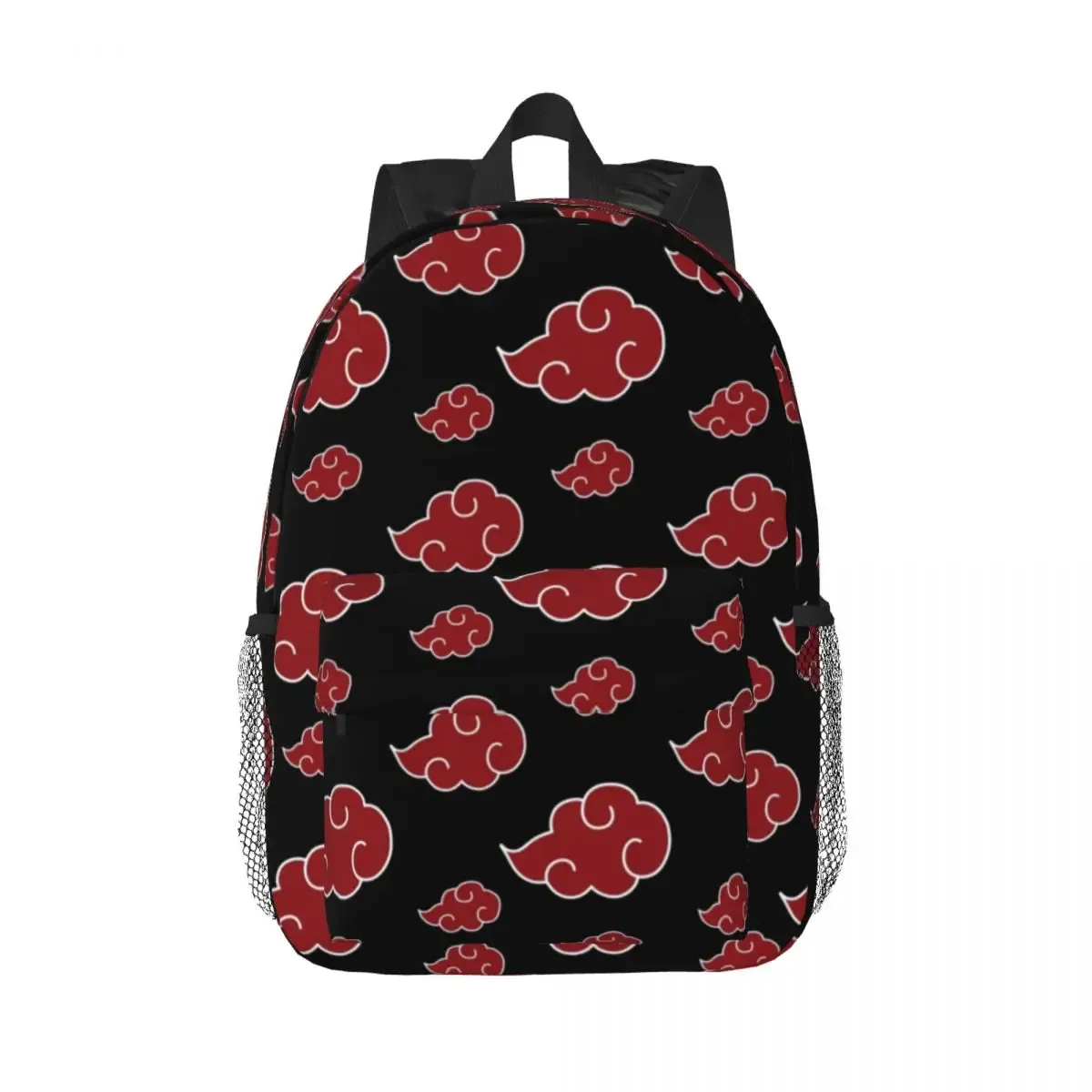 Torby Spersonalizowane Czerwona Cloud Japan Anime Plecaks Men Men Casual Bookbag dla szkolnych toreb Akatsuskis