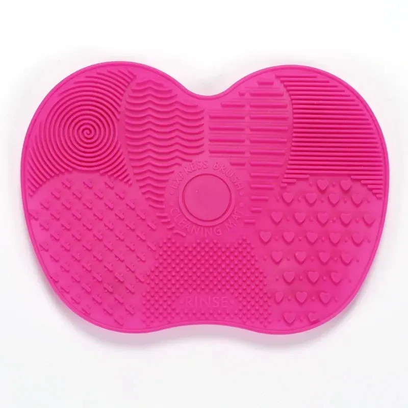 1 st Silicone Foundation Makeup Brush Scrubber Board Makeup Brush Cleaner Pad Make Up Washing Brush Gel Cleaning Mat Hand Tool