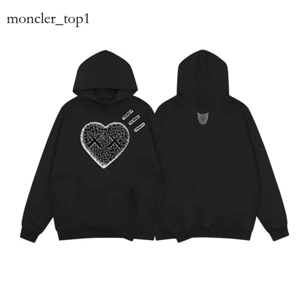 İnsan Yapımı Marka Tasarımcısı 2023 Tasarımcı Erkek Hoodie Pullover Sweatshirtler Gevşek Uzun Kollu Bear Duck Sevimli Hayvan Mektubu Baskı Pamuklu Kapşonlu Büyük Boy S-XL 4410