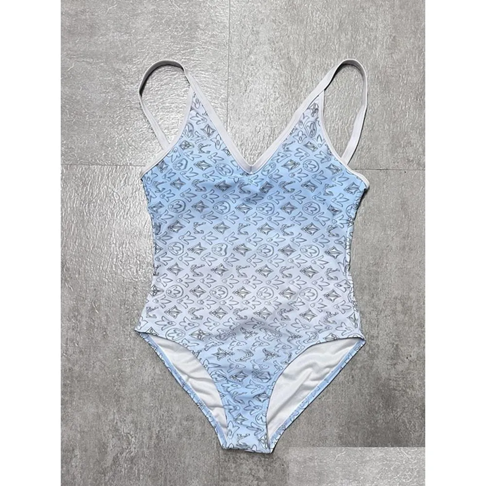 Swim Wear luksusowe damskie bikini projektant y plażowy bikini garnitur modny list wydrukowany koronkowy strój kąpielowy dla kobiet l001 upuść dhikr