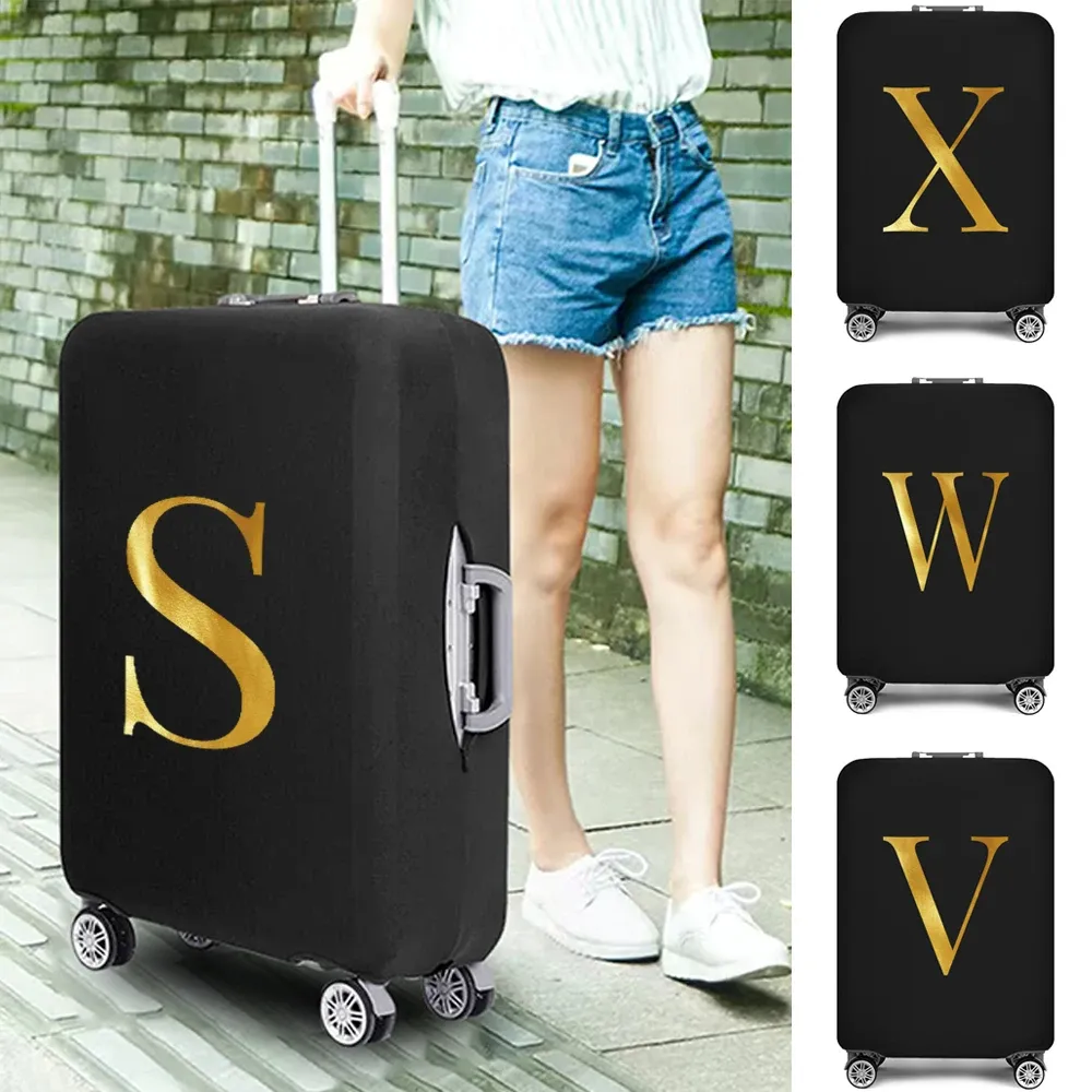 Accessories Travel Bag Protector Cover Accessory Bag Elastic Bag Luggage Cover 26 English Letter Printed for 1828 Inch Suitcase Dust Cover