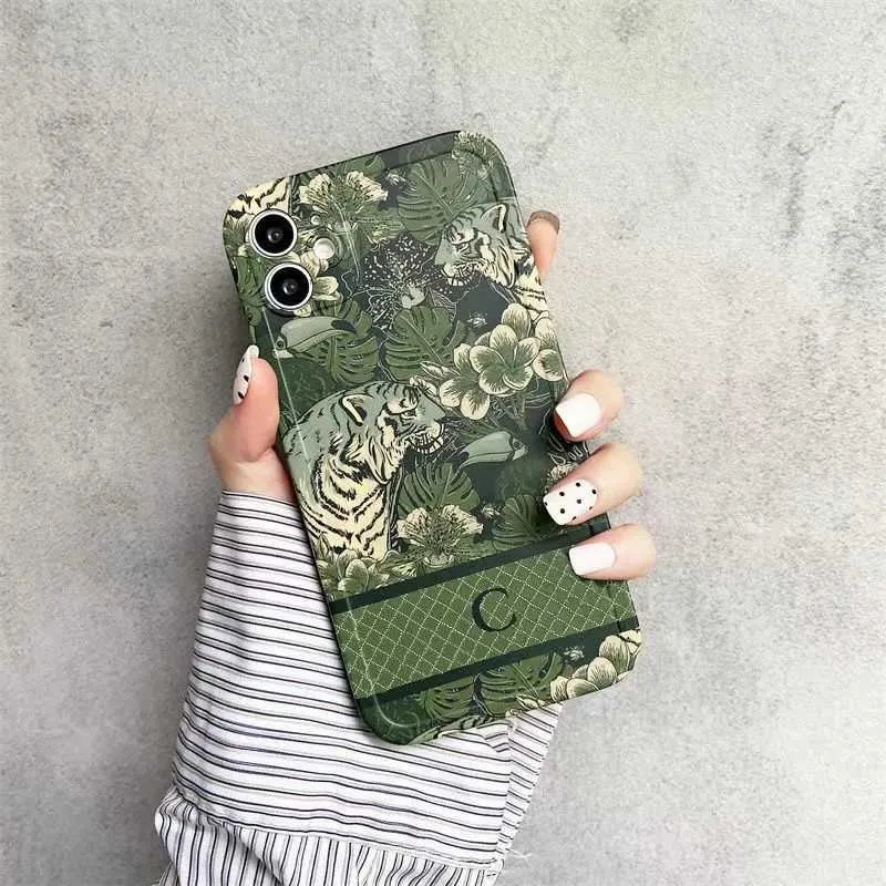 Cell Green Phone Cases iPhone 15 14 14Pro 13Promax Case 12Pro for 11Pro 13 12Promax 11 XR xSmax iPhone x 7plus 8p غطاء واقعي 00