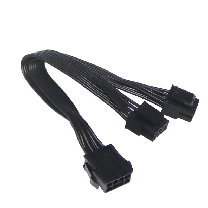 2024 ATX 12V CPU 8 PIN Vrouw tot dubbele 8 Pin mannelijk voor moederbord CPU Power Adapter Y-splitter 8 Pin Extension Cable For Motherboard CPU Power Adapter
