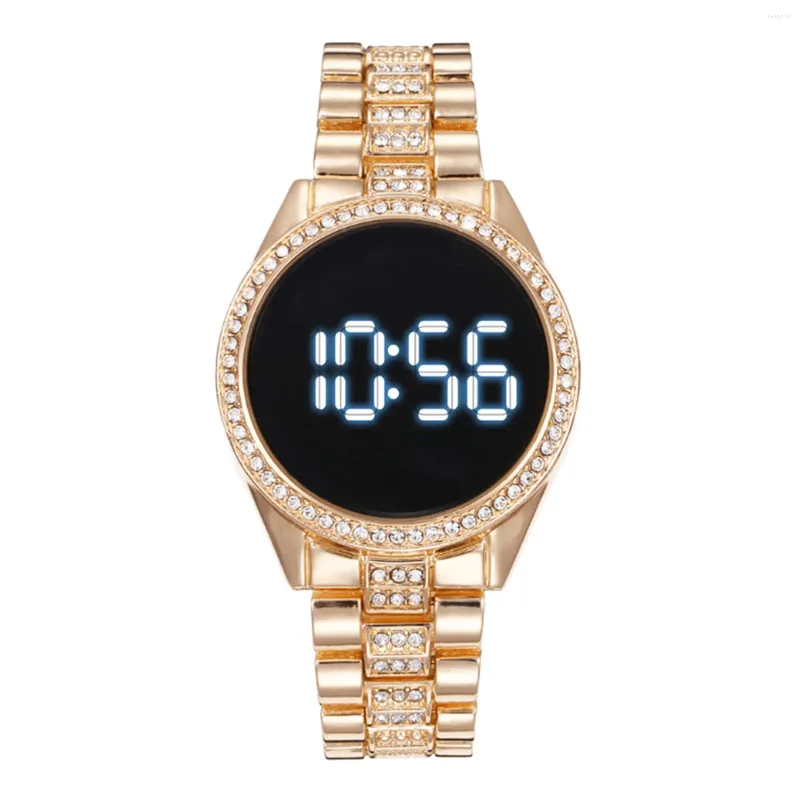 Montre-bracelets Bracelet Femme Watch Watch tactile Design Digne Digital avec STRAP ALLIAL POUR CADEAU ANNIVERSAIRE GRIENTURE