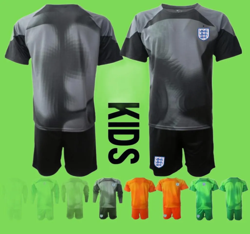 22 23 Enfants Gardien de but Soccer Jersey England Pickford Team Enfants Vêtements Infant Black Yellow Orange Green A Becker Virgils Foot8241301