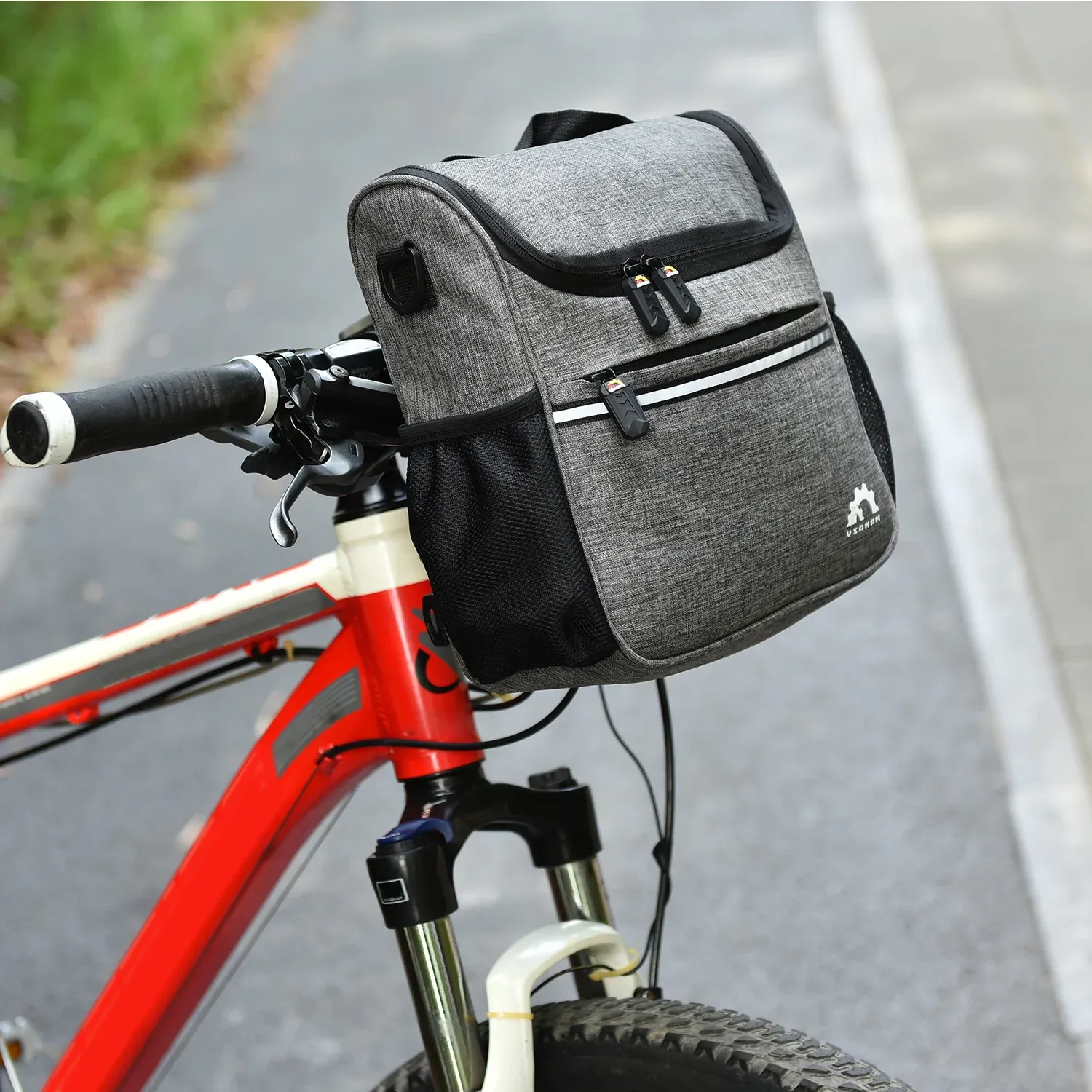 Bolsas de bicicleta à prova d'água Bolsa dianteira Baciclo Bascha Basket Mountain Road Bicycle Cycling Saco de bicicleta Acessórios para bicicletas