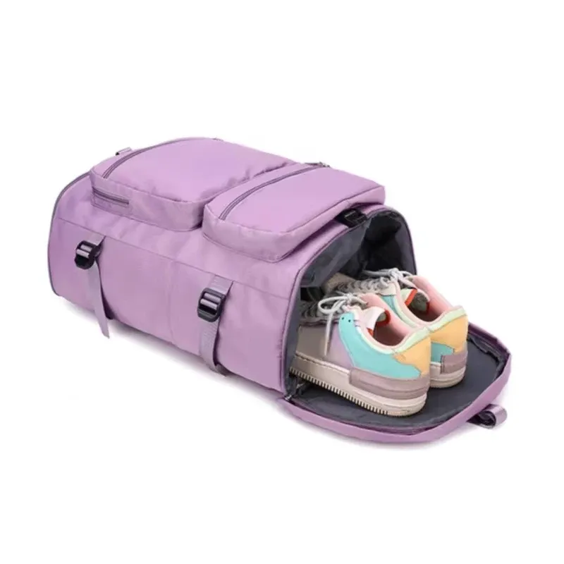 Backpacks Multipurpose Leisure Travel Bag Double Shoulder Backpack For Men And Women Large Capacity Dry And Wet Separation Fitness Bag