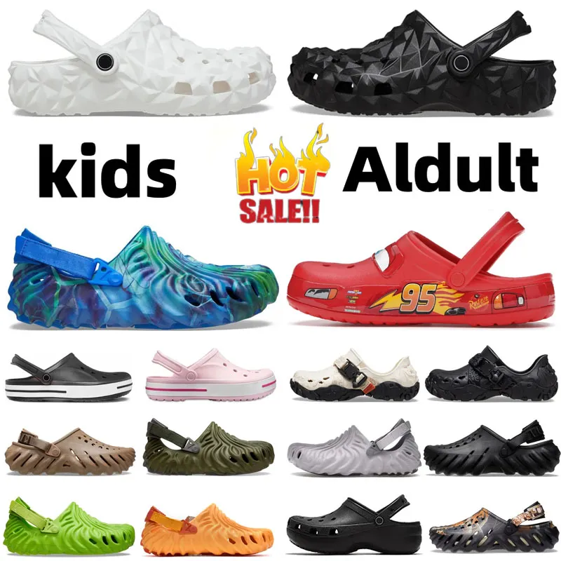 Ny designer klassisk eko clog durian shell kvinnor män barn sandaler tofflor glider salhe bembury gurka urchin vattentät sommar strand vada fingeravtryck skor