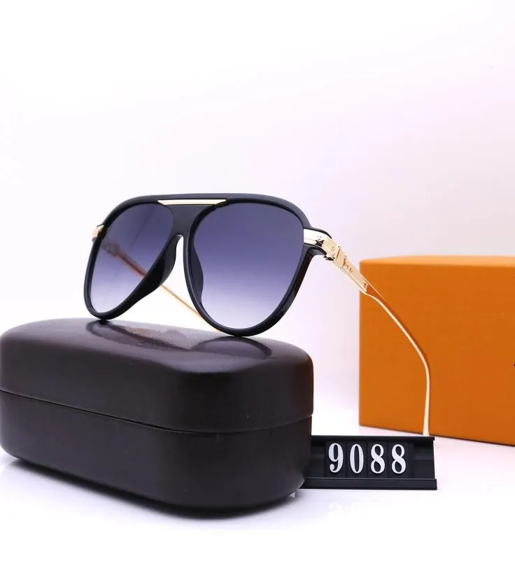 Sechs Farben 2021 Mode -Sonnenbrille für Frauen Luxurys Designer Hochwertige HD -polarisierte Linsen Fahren Brillen 908862222526