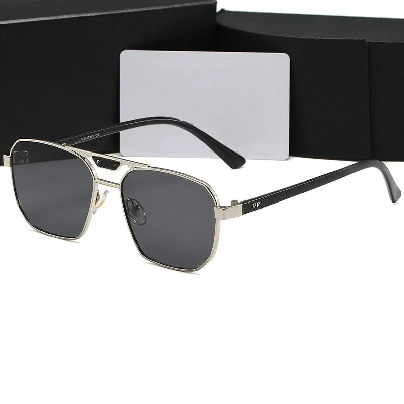 Óculos de sol Top Designer de lentes polarizador feminino masculino hoggle óculos sênior para mulheres molduras de metal 5 cores disponíveis Classic Hot Seller de boa qualidade wihe caixa.