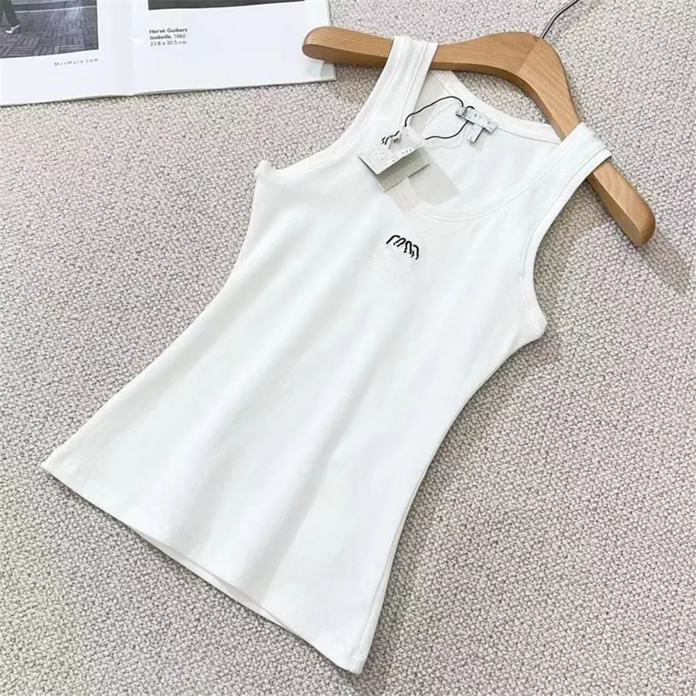 Top designer Top Tops Women Summer Stretch Jumper White Blue Woman Donna Short Slim Navel Outfifi