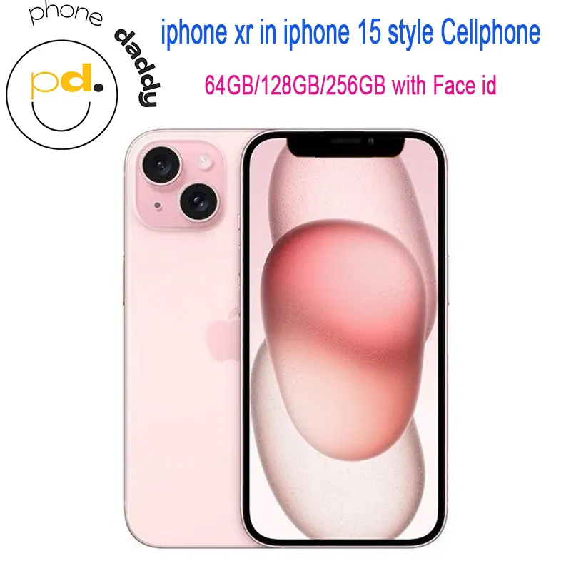 IPhone XR desbloqueado original no iPhone 15 Cellphone 6.1 "Retina IPS LCD RAM 3GB ROM 64GB/128 GB/256 GB A12 BIONIC 4G LTE HEXA CORE IOS NFC MOBILEPONE