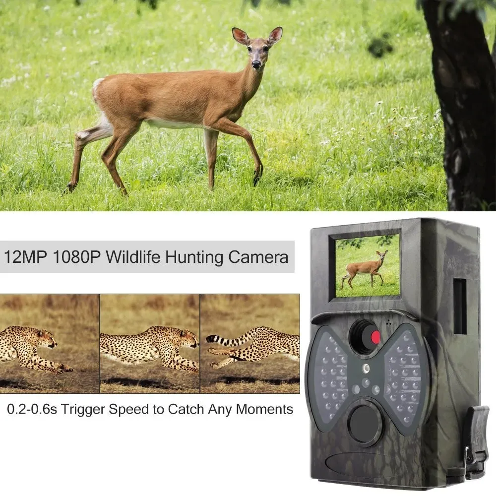 Cameras Hunting Trail Wild Camera Hc300a Photo Trap Wildlife Wireless Cameras Ir Led Night Vision Infrared Cams Surveillance