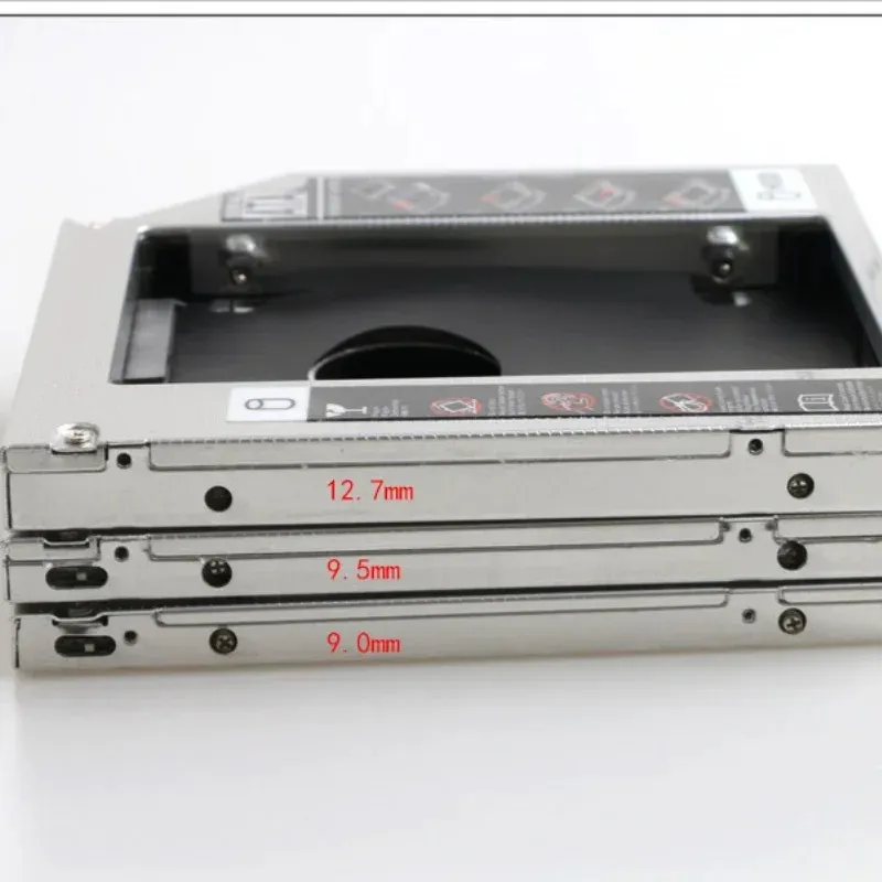 2024 9.5 12.7mm HDD CADDY ALUMINUM Universa SATA 3.0 2.5 