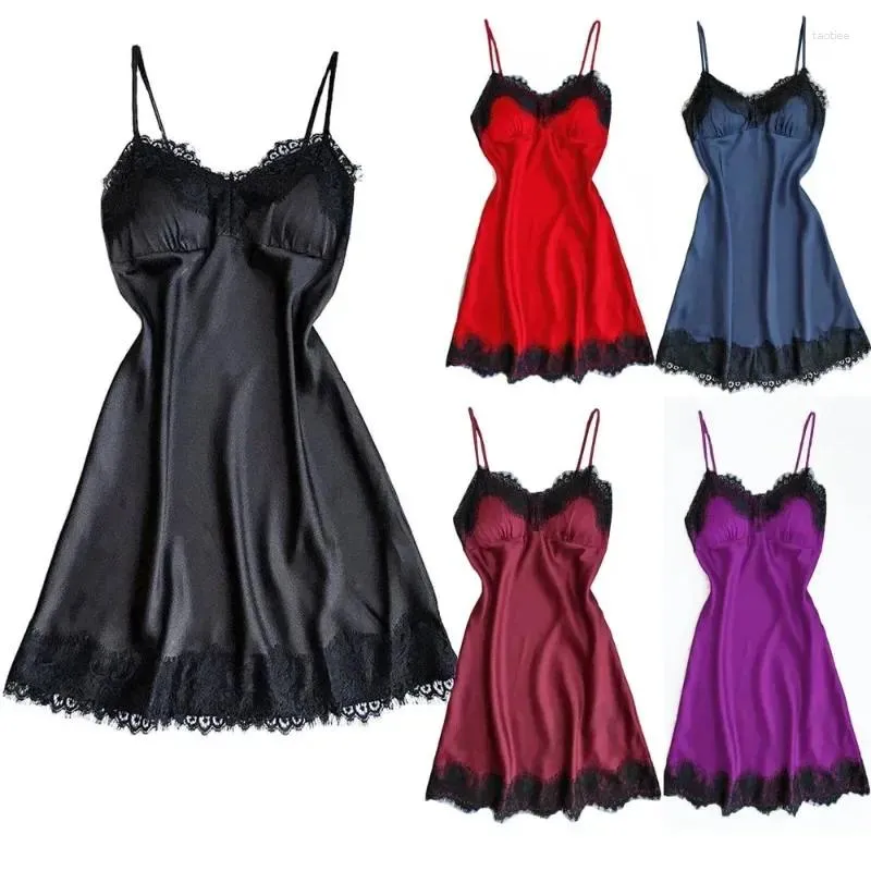 Momente para dormir Sexy Vestido de Lace Night Night Dress Camisole