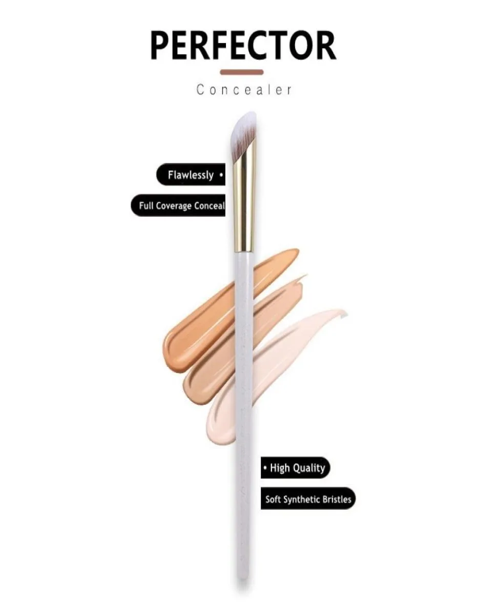 Новый Pearl Perfector Concealer Brush Peastip Touch Full Cropage Cosmetics Beauty Tool For Foundation Cream Concealer7699323