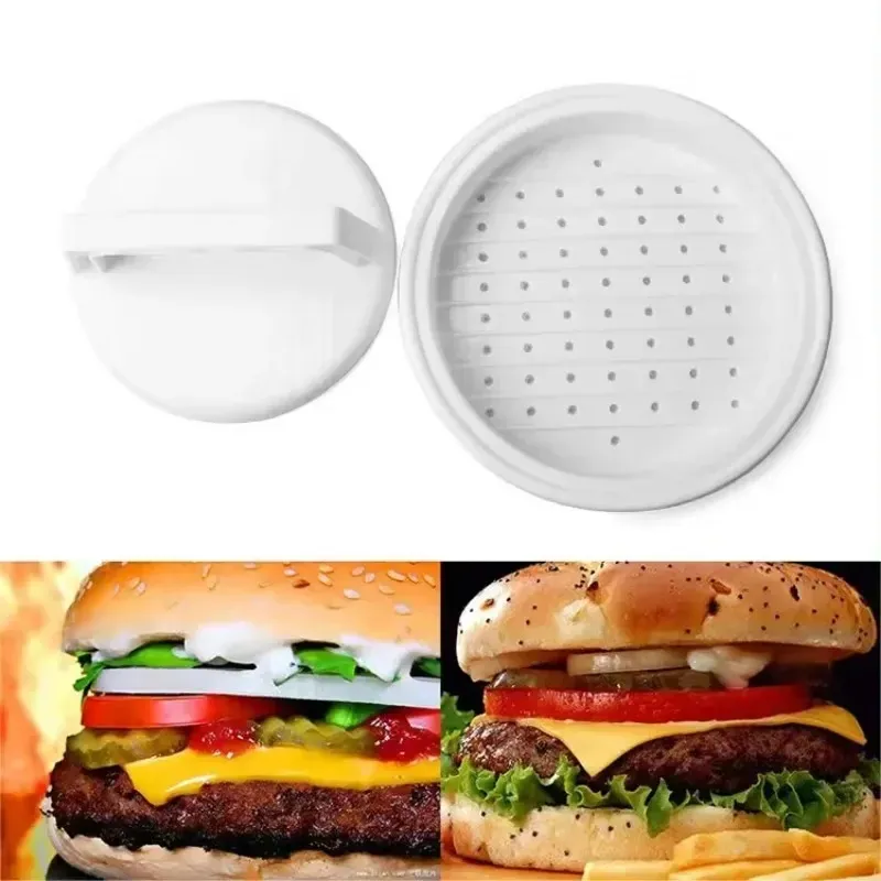 Новый 2024 Hamburger Press Press Fucked Burger Press Meat Grill Patty BBQ Maker Maker плесень кухонный инструмент аксессуары Hamburger Maker Машина - -