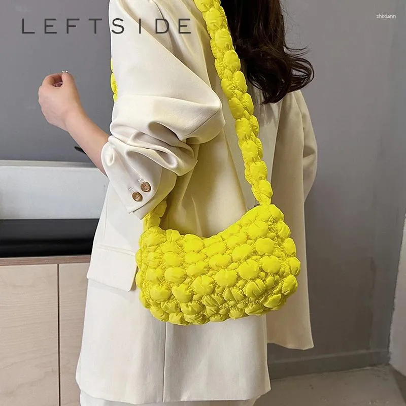 Torby na ramię y2k stały kolor miękki projekt dla kobiet 2024 Koreańska moda żeńska torebki i torebki w torbie crossbody