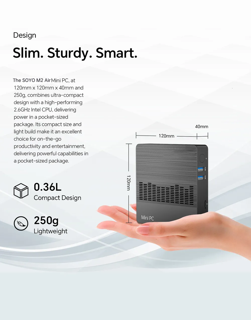 Compact Mini Desktop Computer: Windows 11, 6GB RAM, 128GB ROM, Dual ...