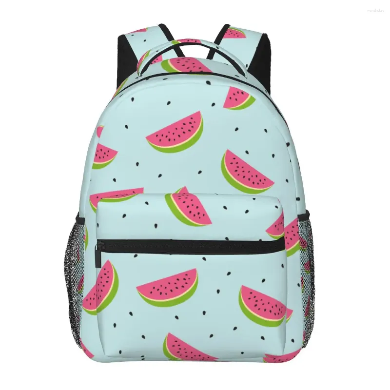 Zaino 2024 Fashion Cute Green Watermelon Pattern Travel for Teenager Girl Boys School Borse Mochilas