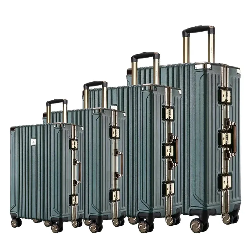 Gepäck kleiner 20'28 -Zoll -Koffer Koffer -Studenten Aluminium Rahmen Passwort Box Männlich 24 Zoll Reisetasche Stille Universal Wheel Wheely Fall