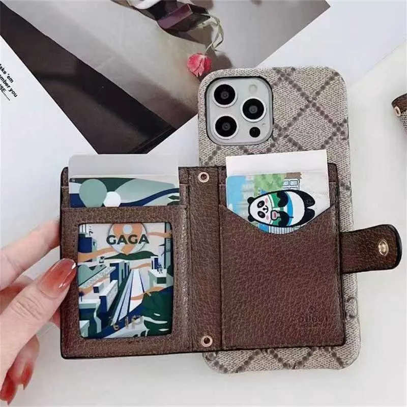 13 iPhone PROMAXケースLuxurys Locurys Leather Phone Case Twill Card Card Holder Armband for iPhone Pro Max Mimi 11 XR XS X 7 8 PULS 6 12 CASE 00