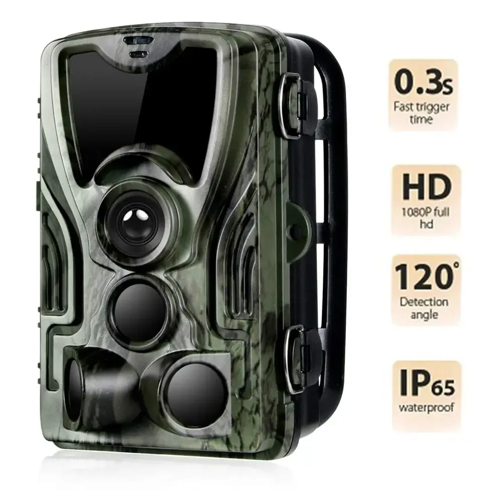 Камеры 20MP 1080p Hunting Trail Camera Camera Night Vision IP65 водонепроницаемые камеры Photo Trap HC801A.