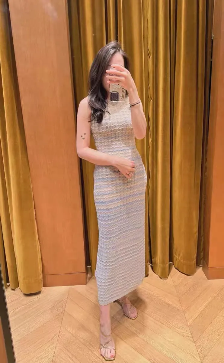 loom knit sweater dress Loom Knit Sunkist Dress – BOHLD Loom Knitting main image 1