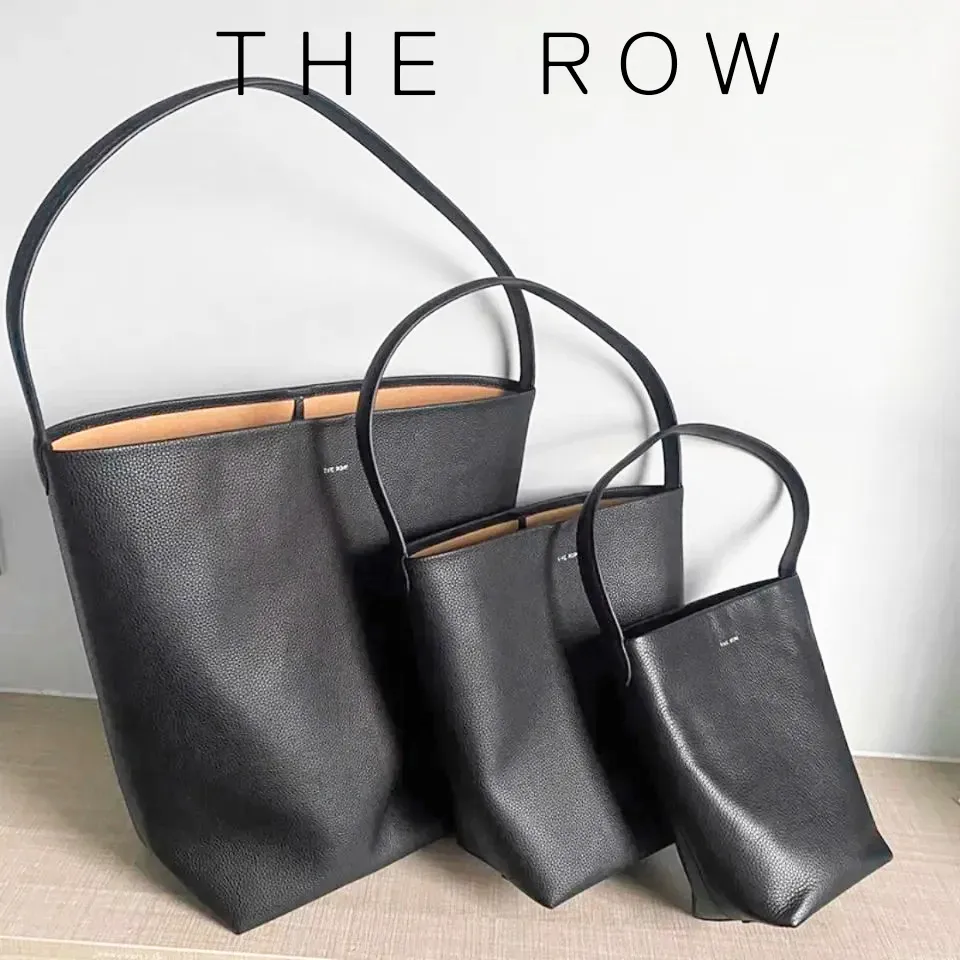 Womens Luxury The row Park tote bag 3sizes Shoulder travel handbag Leather duffle Underarm shopper Designer bag man large pochette Clutch city Crossbody bucket Bags