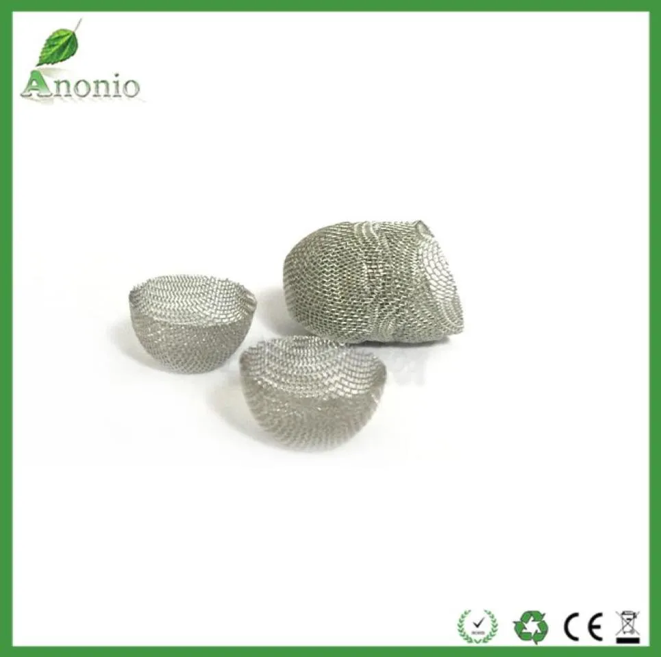 60 mesh da 12 mm di diametro rotondo 8 mm altezza 304 ciotola a cupola in acciaio inossidabile Schermata per tubo di fumo Schermata del filtro del tubo di fumo8579944