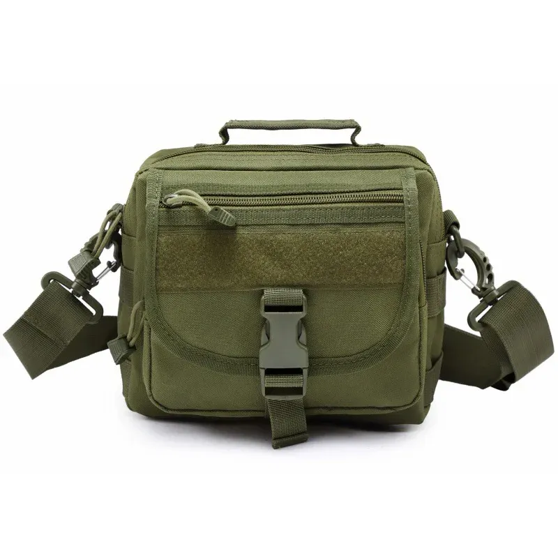 Emporte le sac de messager à épaule en nylon extérieur sac à dos tactique fan de l'armée durable de voyage unisexe sac à main sac à main