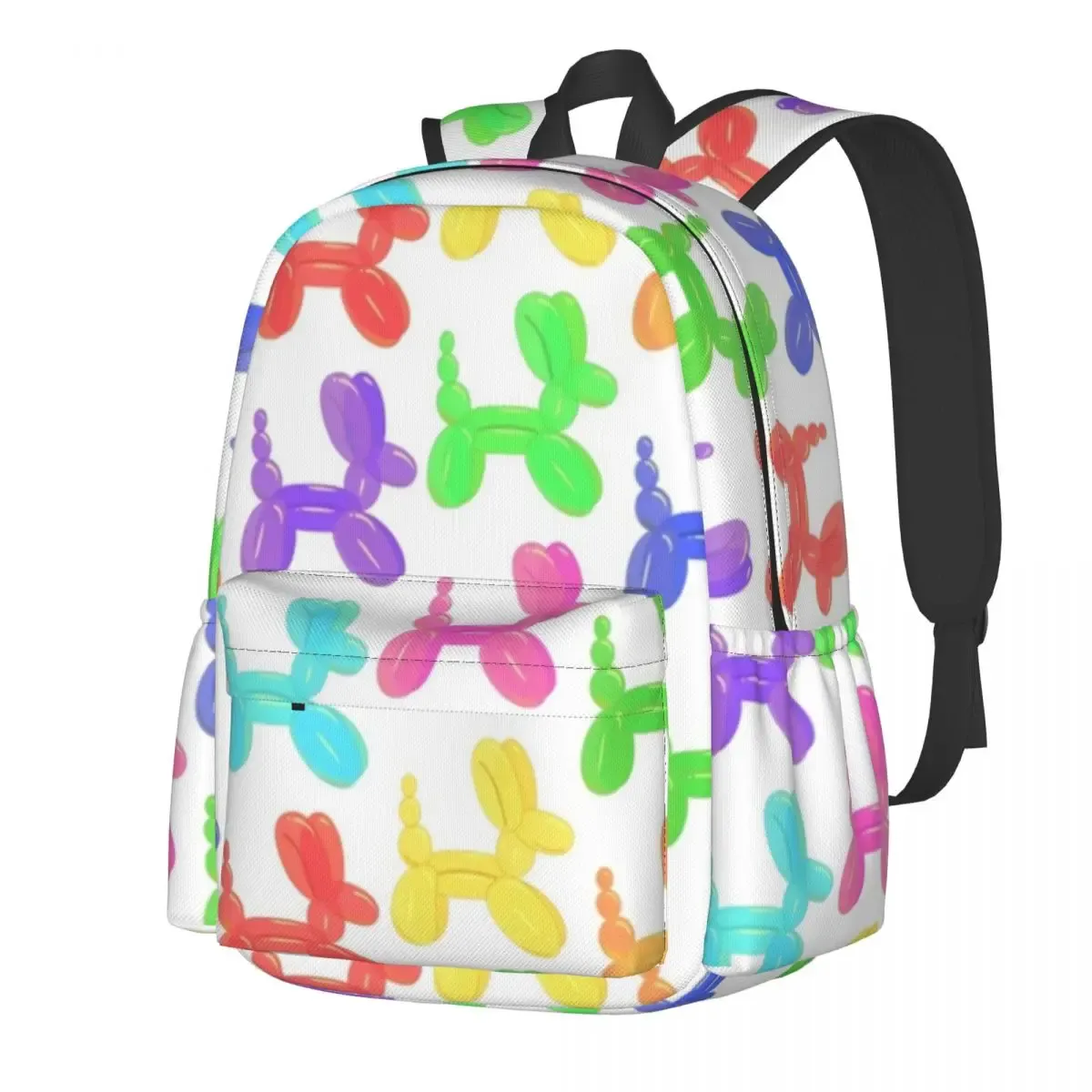 Rugzakken ballonhonden rugzak schattige dieren print student uisex polyester outdoor backpacks soft mode high school tassen rugzak