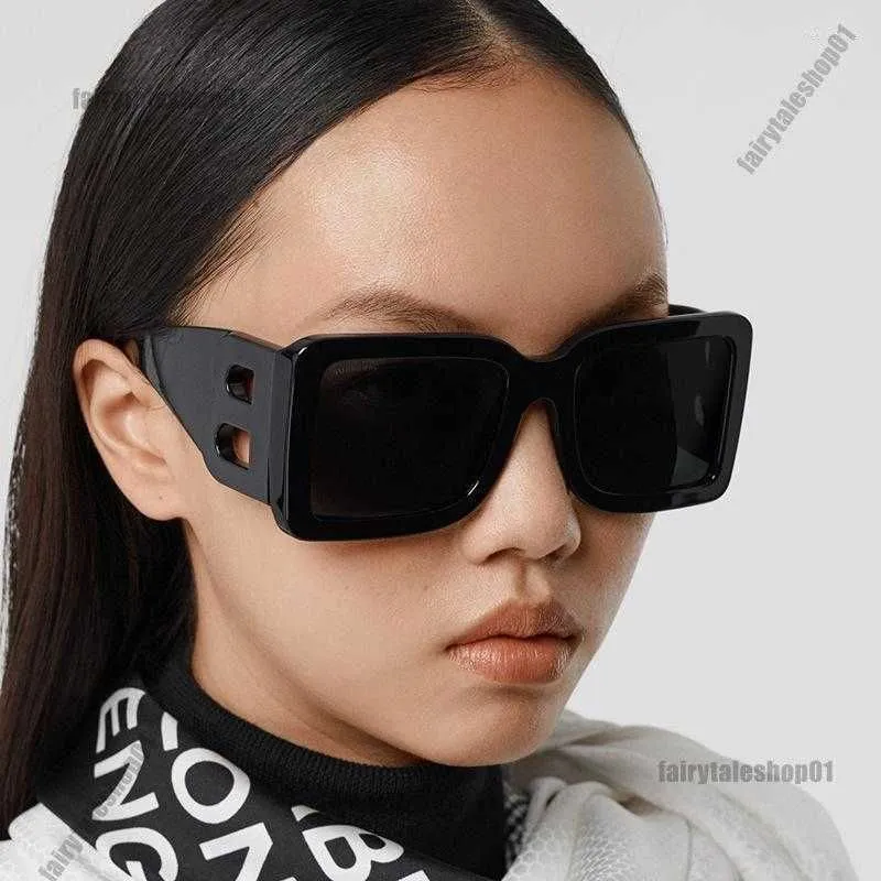 Güneş gözlükleri güneş gözlüğü klasik siyah kadın bayanlar modaya uygun tasarımcı kare güneş gözlükleri retro B-Dekoratif Gölgeler Gözlük UV400