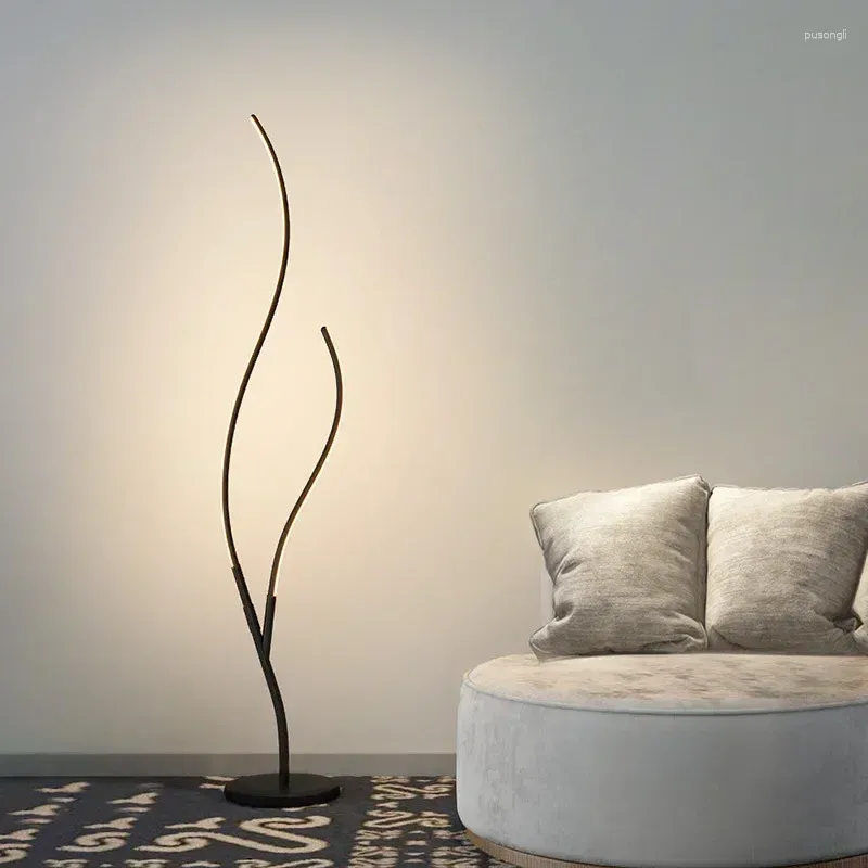 Lámparas de piso Árbol Minimalista Lámpara de diseñador italiano para estudio Light Decoración de interior Decoración de interiores Sala de estar creativa
