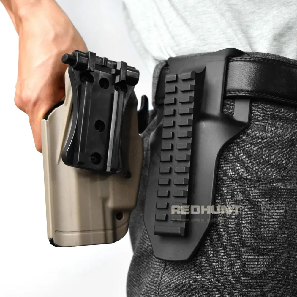 Accessori per caccia di pistola paddle tattico paintball pistola pistola piattaforma di fondina piattaforma a cinghia regolabile 13peed