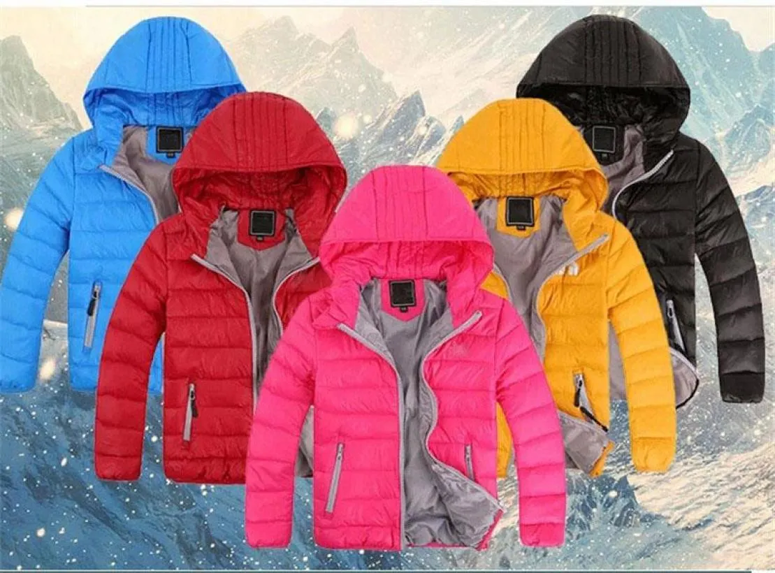 New Children039s Outerwear Boy and Girl Winter Warm Hooded Coat Children CottonPadded Down Jacket Kid Jackets 312 Years4674606