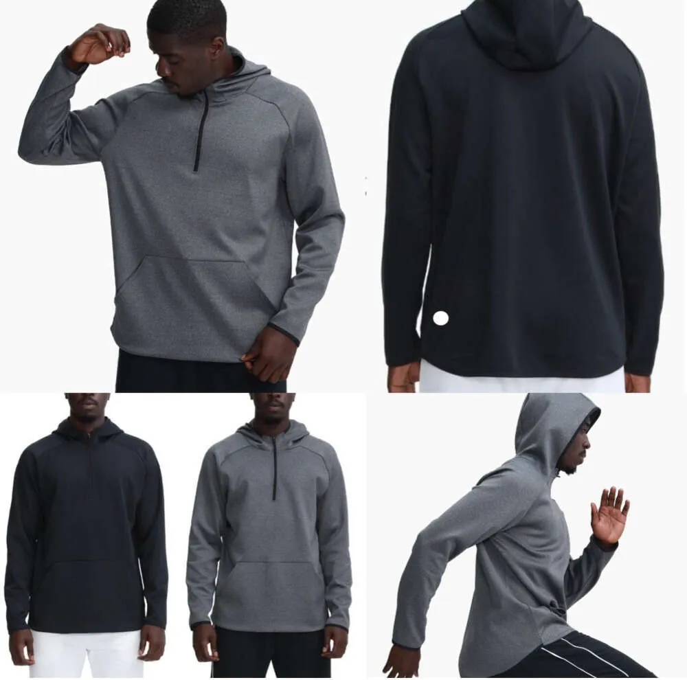 Lu- 372 Men Hoodies Outdoor Pullover Sports Long Sleeve Yoga Wrokout Outfit Mens Loose Jacketsトレーニングフィットネスファッション服547477