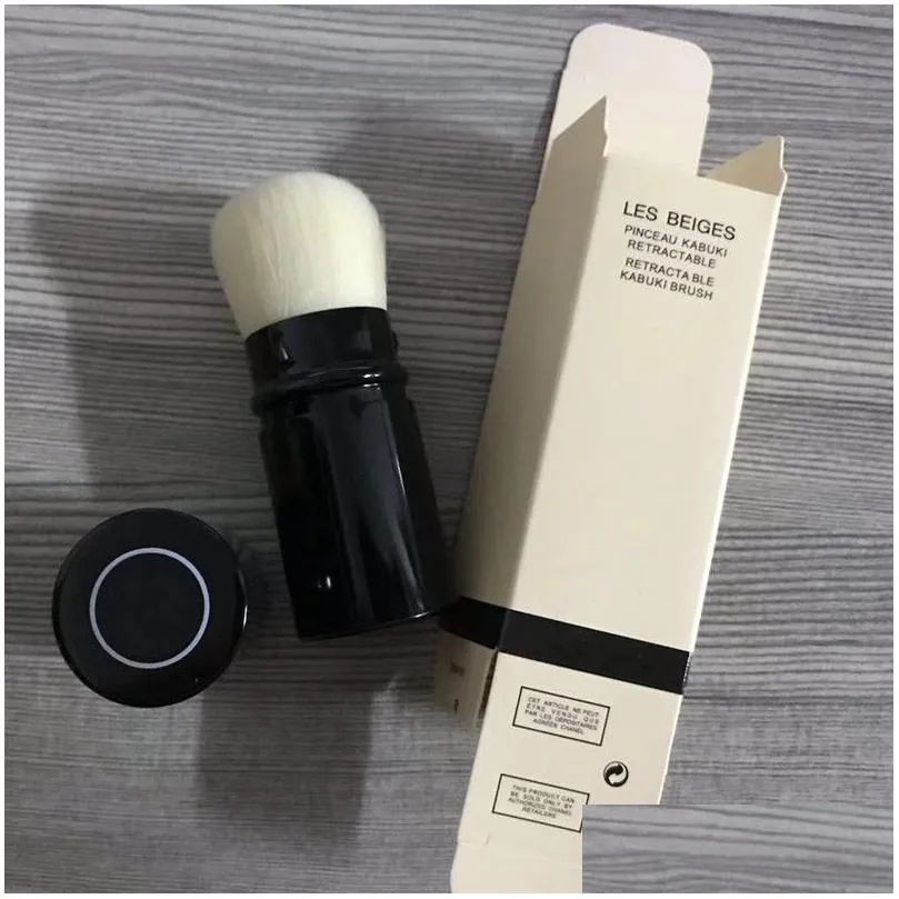 Make -upborstels Epack Les Belges Single Brush intrekbare kabuki met retailbox -pakket Blenders met drop levering gezondheid schoonheid naar dhcqv