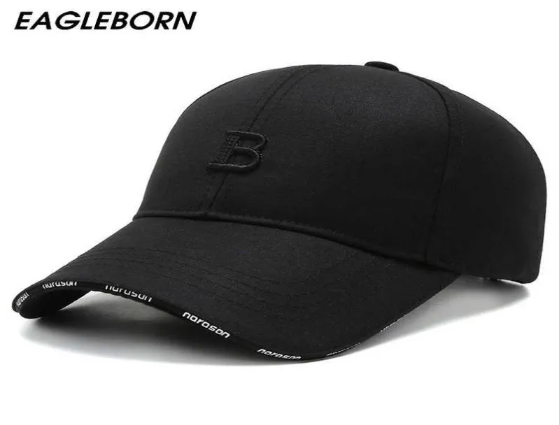 男性帽子のための男性女性ブラックBレター野球帽チーム野球帽子のメンズの帽子とキャップ刺繍高品質2106237662574