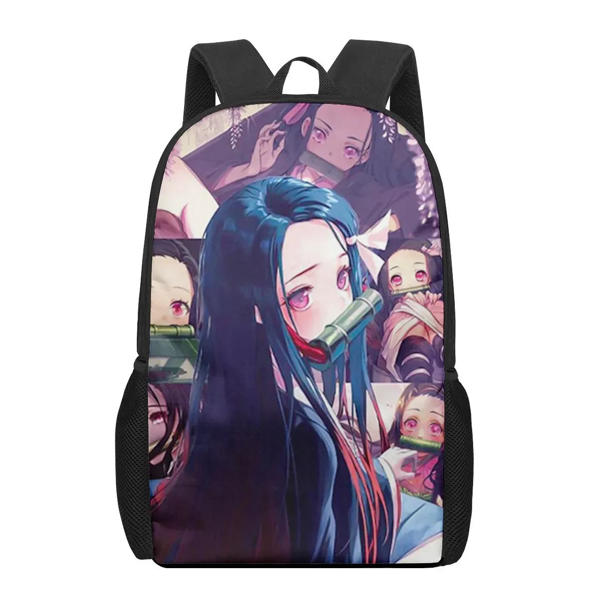 Bags Anime Demon Slayer Kamado Nezuko Print School Bags for Boys Girls Primary Students Backpacks Kids Book Bag Satchel Back Pack