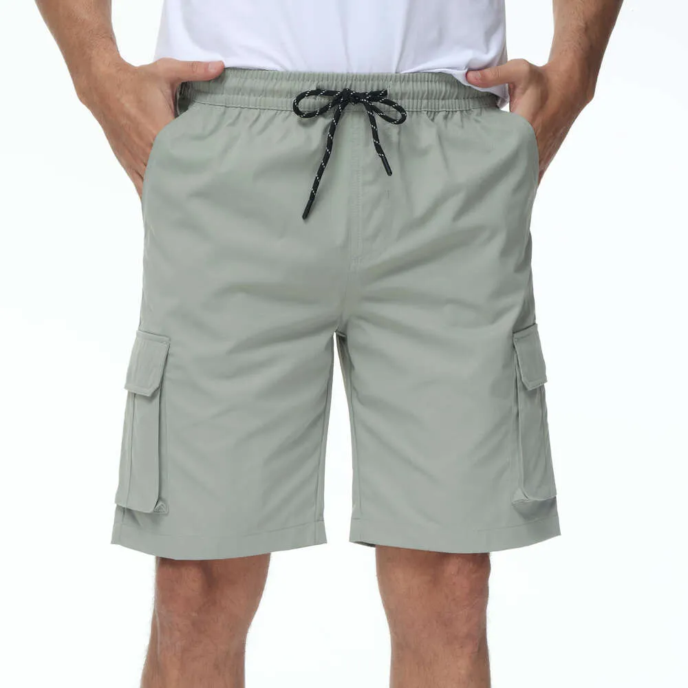 Man Shorts Summer Men's Solid Casual DriveString Jogging Sports Spodnie Elastyczne talia krótkie