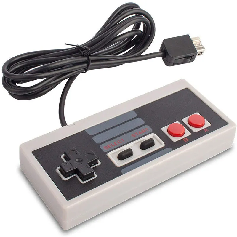 Kontrolery gier Joysticks do NES Classic Edition Mini kontroler gamepad joystick z kablem 3M z pakietem torebek